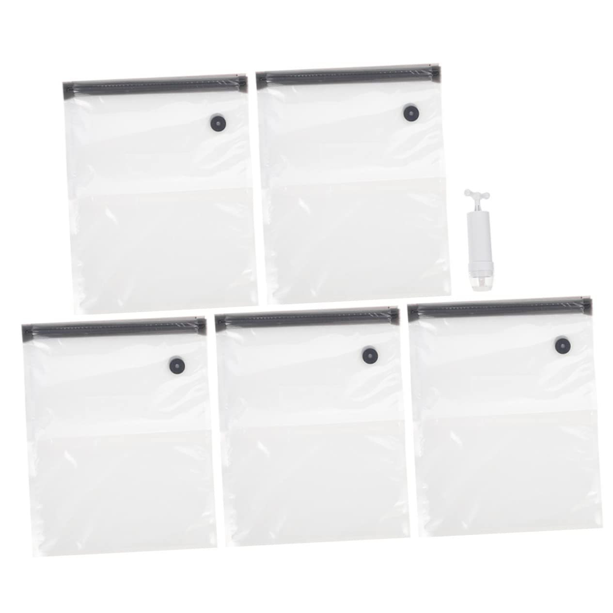 HOLIDYOYO Portable Vacuum Pouch 1 Set of Food Bag Pump Vacuum Storage Bags for Meat Cooked Food Snack Easy Use