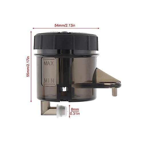 Image of Vagary Universal Motorcycle Brake Clutch tank Fluid Reservoir Oil Tank Oil can /Brembo Oil Can (Black)