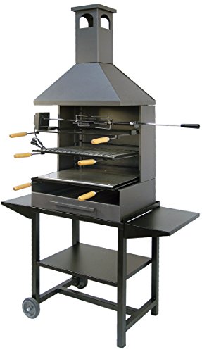 Imex El Zorro 71562- Barbacoa Chim.completa C/Bandeja Chapa 72X40X204 Cms.