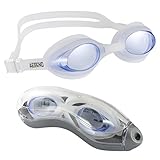 AEGEND Silicone Racing Swimming Goggles No Leaking Anti Fog UV Protection Triathlon Swim Goggles with Free Protection Case for Adult Men Women Youth Kids Child