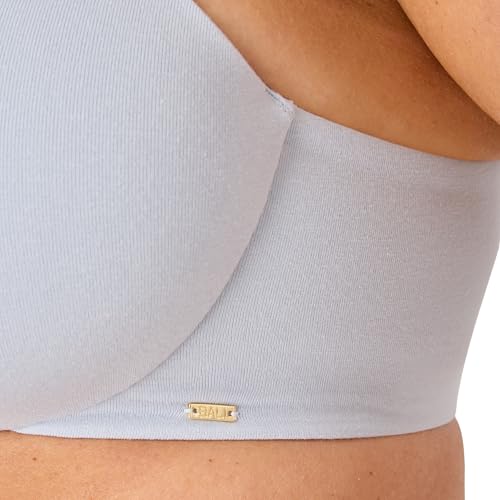 Image of Bali Womens T-Shirt Bra, Cotton Collection Underwire Bra for Women, Full Coverage, Moisture-Wicking