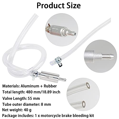 TENGYIF Tubo di Spurgo del Freni Kit Moto Kit di
