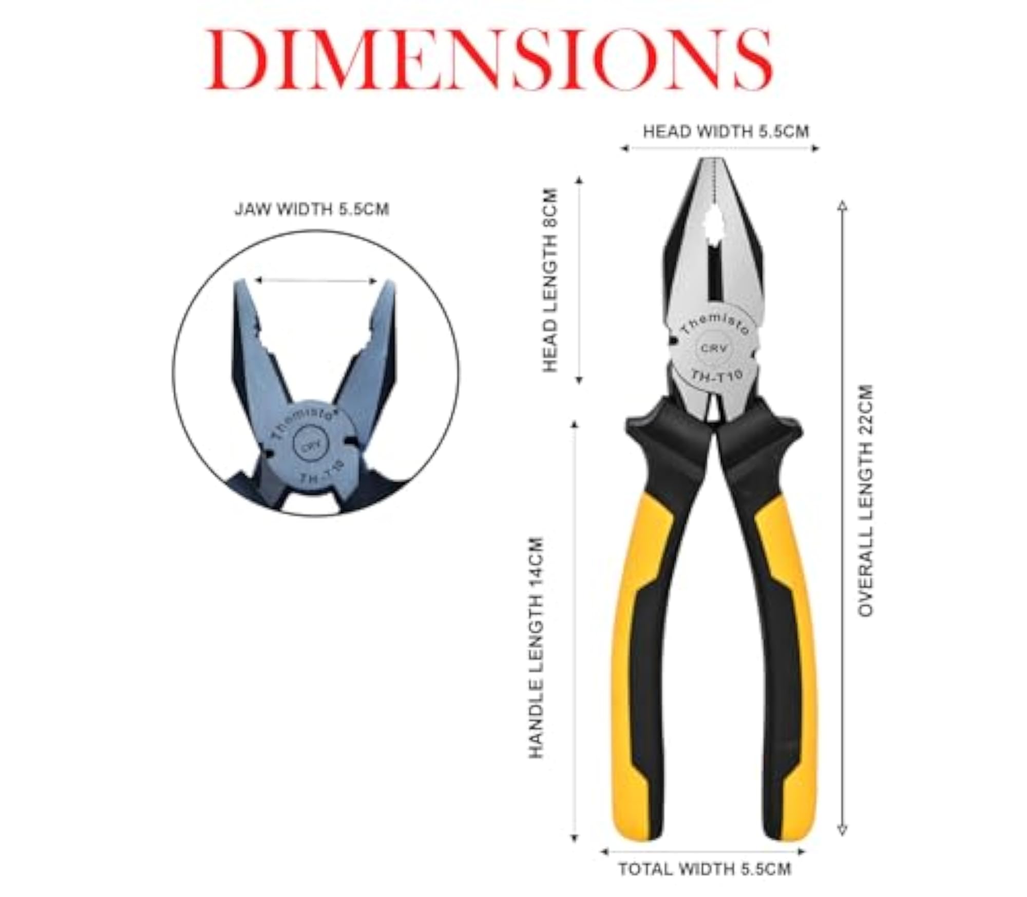 TH-T10 Combination Plier, Durable Tool