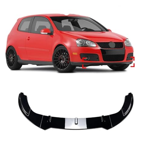 tgop[bv ԗptgop[ bvX|C[ fBt[U[ Xvb^[ {fBLbg Gv Jo[ K[h g VW Golf 5 MK5 GTI Jetta MK5 GLIΉ(Type A Gloss Black)