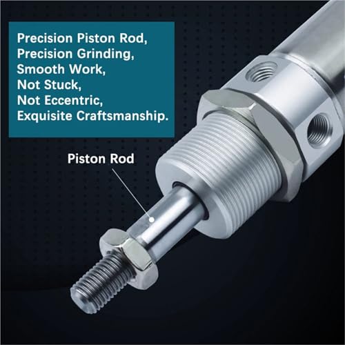 Petit cylindre pneumatique MI32 à piston stable et précis