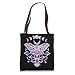 Glitch Lunar Moth Moon Phases Crystals Mushrooms Tote Bag