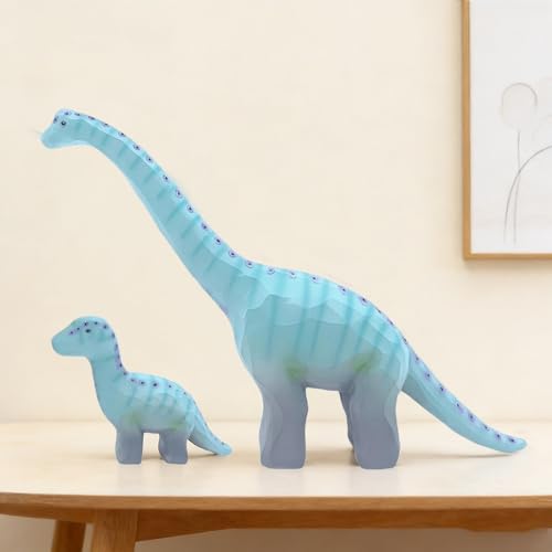 Set de 2 estatuas decorativas de dinosaurios Brachiosaurus