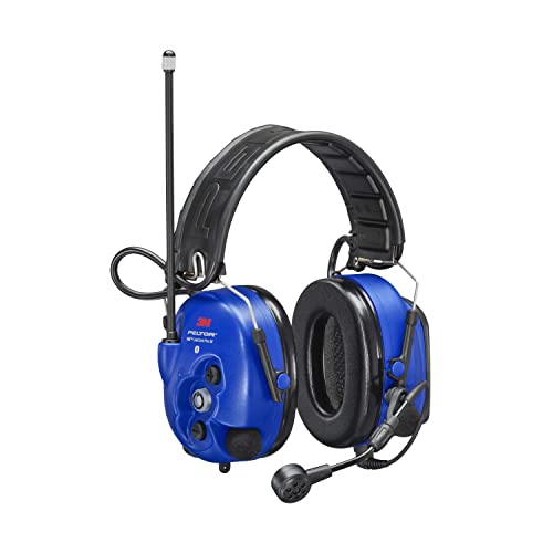 Image of 3M PELTOR WS LiteCom PRO III Headset, Intrinsically Safe, Headband, Professional Grade Durability, Wireless Two-Way Communication Radio, Bluetooth, Boom Microphone, Royal Blue, MT73H7F4D10NA-50