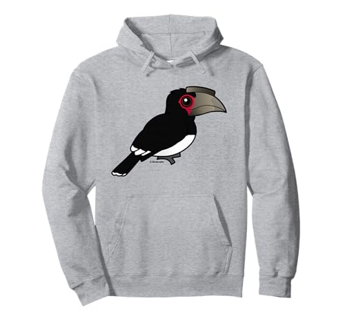 Trumpeter Hornbill Cute Cartoon Birdorable Bird Pullover Hoodie