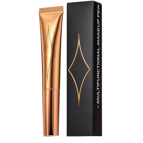 Base de maquillaje que cambia de color, ligera y duradera con pincel de cobertura total para un aspecto natural y impecable