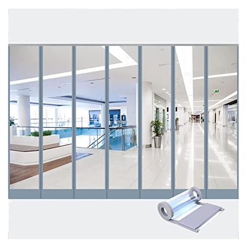 SYFXZZDS Cortinas Lamas de PVC Transparente Magnético Transparente a Prueba Viento for Exteriores, Balcón, Centro Comercial, Cortina de Partición (Size : 40x270cm/15.75x106.3in)