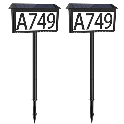 Nazuwke Solar Address Sign
