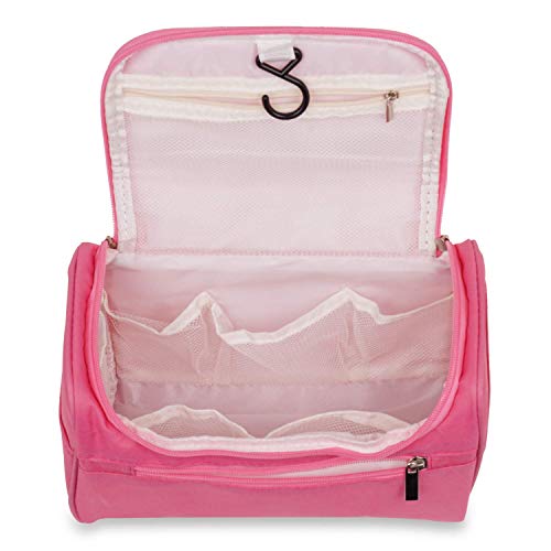 Image of INKULTURE Cosmetic Makeup Organizer Toiletry Bag for Women and Men | Pink | Pack of 01