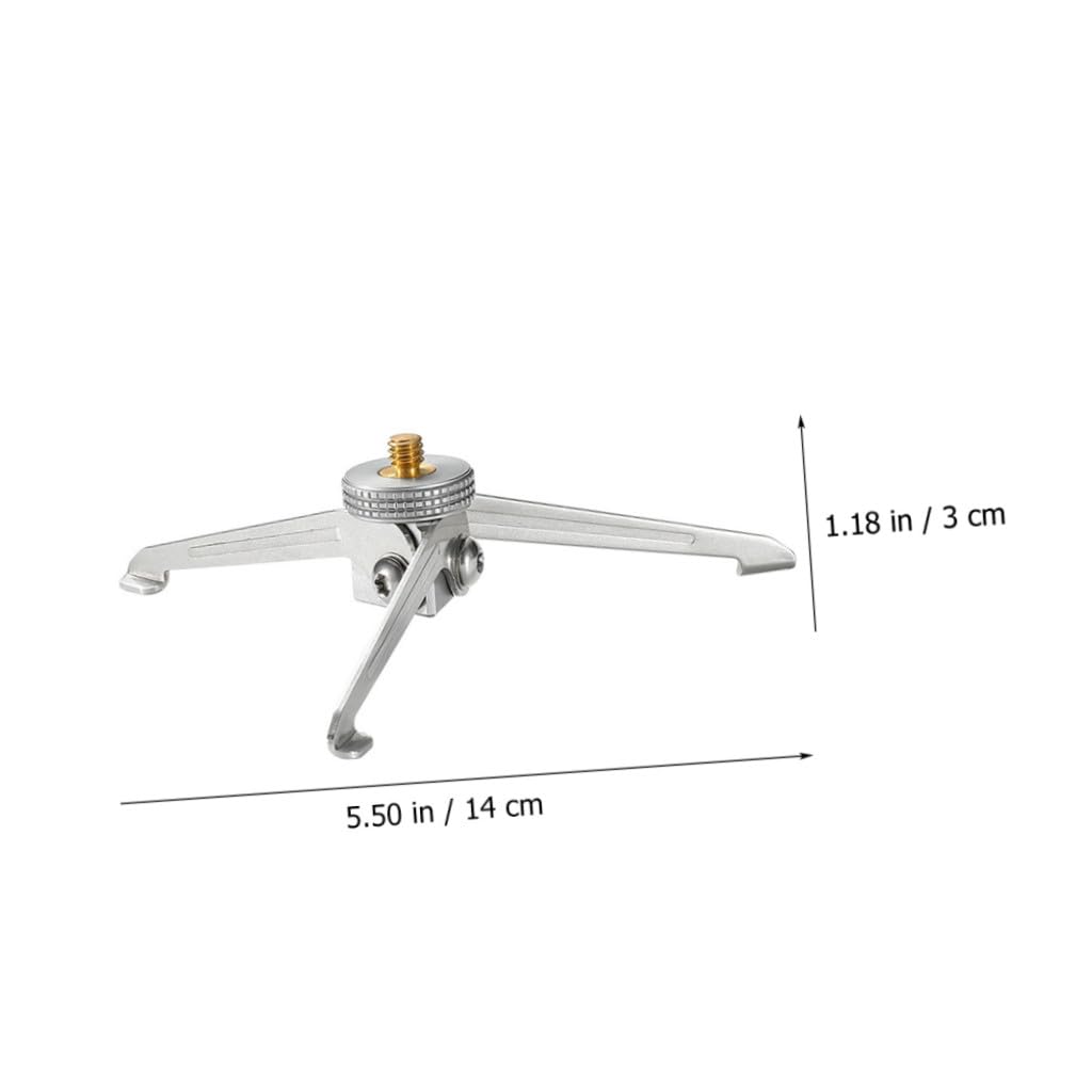HEMOTON 3pezzi Treppiede Per Fotocamera Outdoor e Camping Mini Treppiede Flessibile Per Smartphone e Attrezzatura Fotografica