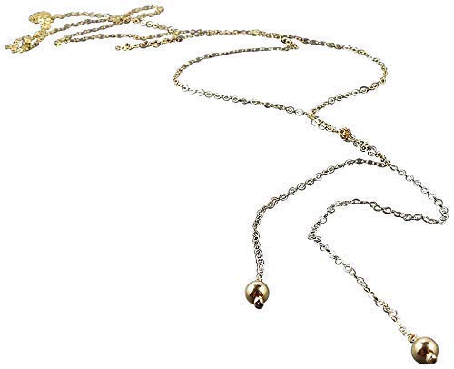 Lariat Necklaces for Women - Long Y Pendant 14K Gold-Filled Chain - Birthday Gifts for Wife from Husband