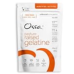 Ossa Bovine Gelatin Powder – 100% Natural, Pasture-Raised Beef Gelatine | Unflavoured Protein Powder with Collagen & Amino Acids | Keto, Paleo & Gut Health Support | 400g