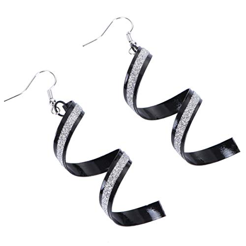 joyería del oído pendientes de mujer aretes de mujer earrings for women pendientes fiesta bisuteria mujer Pendientes todo fósforo gotas para los oídos colgante de oreja Black DEARMAMY