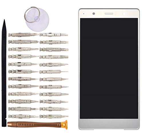 Image of Chrome Silver H8166 Display LCD Touch Digitizer Screen Replacement for Sony Xperia XZ2 Premium H8116