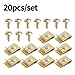U-Shaped Car Self Tapping Screw Washer Nut Engine Cover Fasteners Auto Parts Suitable for M5(1set 20pcs)