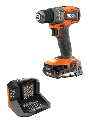 RIDGID 18V SubCompact Brushless Drill/Driver Kit (Renewed)