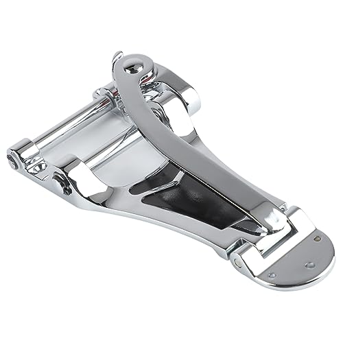 Guitar Vibrato Bridge, High Hardness Electric Guitar Tremolo Tailpiece Guitar Tremolo Unit Vibrato Bridge with Hand Crank Guitar Tailpiece Replacement