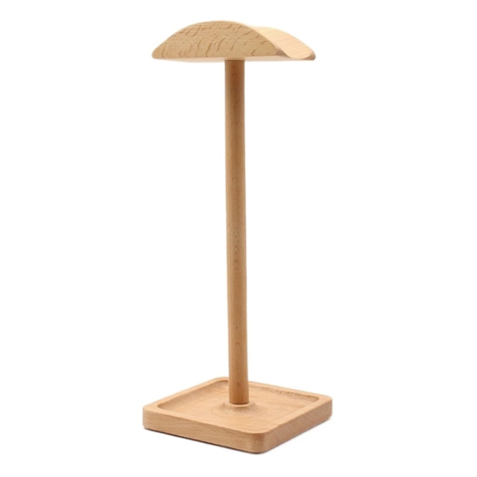 MRKU Headphone Stand Holder Headset Hook Hanger Desktop Beech,Wooden,Universal