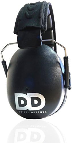 Professional Safety Ear Muffs by Decibel Defense - 37dB NRR - The Highest Rated & Most Comfortable Ear Protection for Shooting & Industrial Use - The Best Hearing Protection.Guaranteed