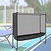 kowaku Movable Table Tennis Ball Net Collecting Net Supplies Adults with Wheels Pong Recycle Catcher Ball Collector for Indoor