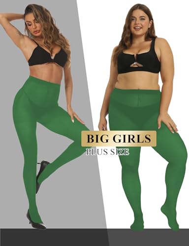 Image of Buauty 80D Black Tights for Women,Opaque Tights Soft, High Waist Soft Nylon Pantyhose