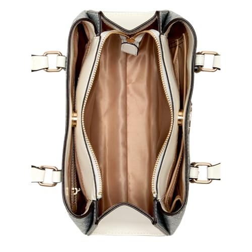 GUESS Factory Women's Aengus Denim Logo Satchel3