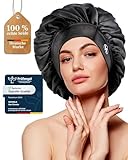 SCHOELA Hair Wonder - Echte Seidenhaube zum Schlafen für langes Haar & Locken - Maulbeerseide Haarhaube 100% zertifiziert nach OEKO-TEX® Standard 100