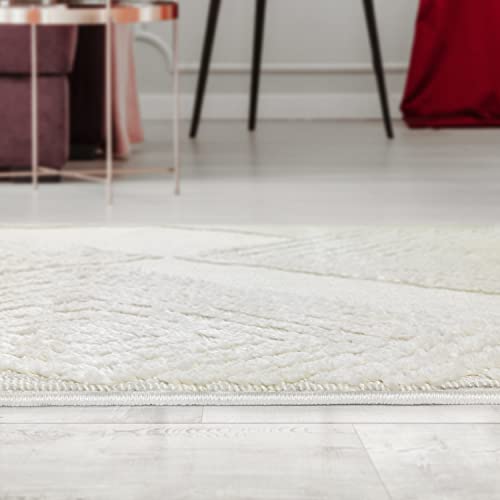 Tapete Antep Rugs Palafito 90x63 cm geométrico blanco miniatura 6