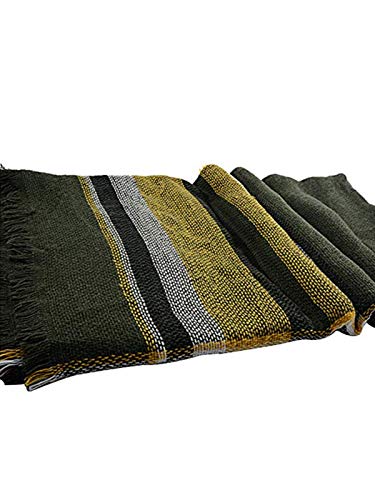 Century Star Womens Winter Oversized Large Triangle Shawl Wrap - Warm Fall Plaid Knit Scarf4