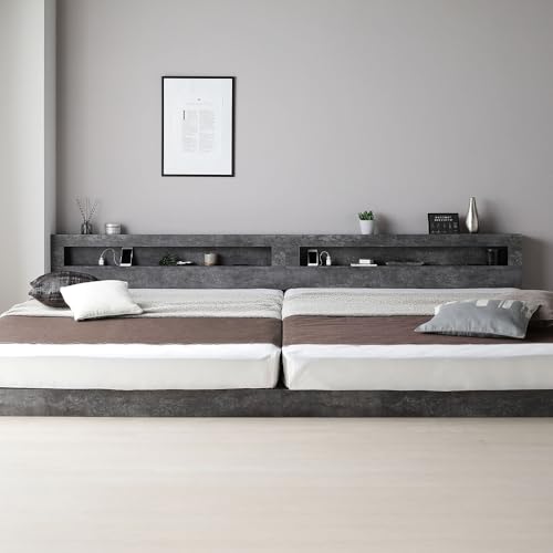 RASIK �x�b�h ���C�h�L���O260(�Z�~�_�u��+�_�u��) �t���[���̂� �X�g�[���O���[ ���̂� ���[�^�C�v �Ɩ� ���q�l�g�� CONCASA �R���J�[�T