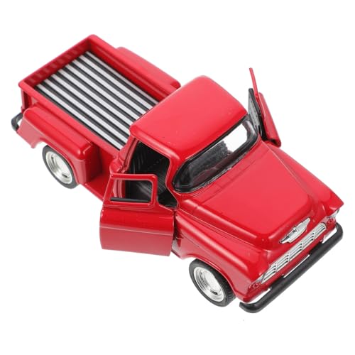 Modelo Miniatura Camioneta Roja Toddmomy 4.72 Pulgadas miniatura 7