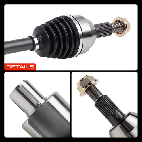 A-Premium CV Axle Shaft Assembly Compatible with Cadillac CTS 2008-2014, SRX 2004-2009, STS 2005-2011, AWD, Front Left Driver Side, Replace# 88957151 by A-premium - Image 9