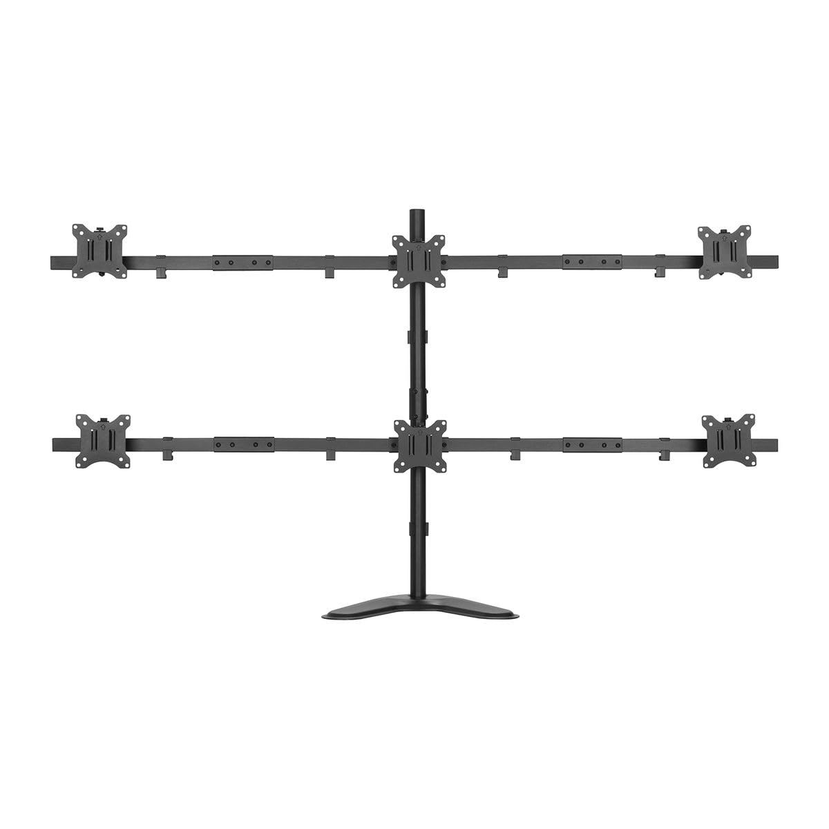 KIMEX 015-1156 Supporto da scrivania per 6 Monitor PC 17"-32"