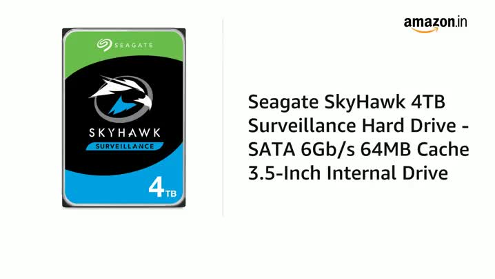 Seagate SkyHawk 4TB Surveillance Internal Hard Drive HDD