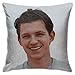 Tom Holland Funda de Almohada Fundas de Almohada Cuadradas Fundas de Almohada Sofá Funda de cojín Decoración del hogar Protector de Almohada para Dormitorio Sala de Estar Dormitorio Interior Exterior