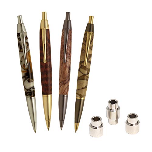 Penn State Industries PKDVNSS Devin Click Ballpoint Pen Kit Starter Package Woodturning Project