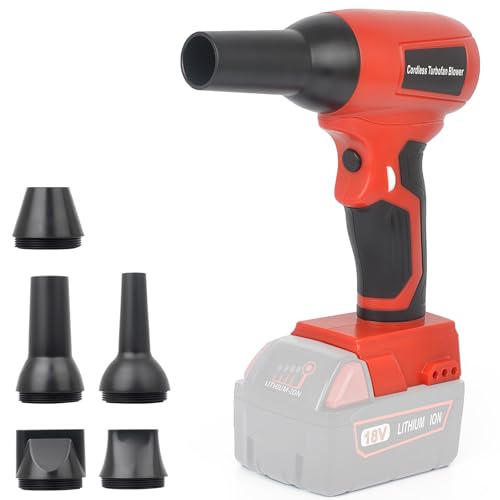 Cordless Air Blower for Milwaukee M18 18V Battery，Cordless Duster with Infinitely Adjustable Speed，30m/s, for Car Computer Dust Cleaner Jobsite Camping & Pool Toy(Battery not included)