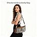 Checkered Crossbody Bag for Women - Fashion Plaid Fanny Pack Bum Bag with Adjustable Strap, Spacious Nylon Purse for Daily Use & Travel