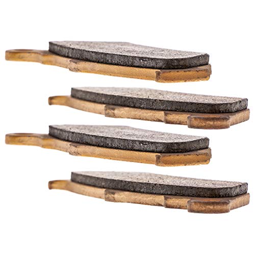 Image of NICHE Front Rear Brake Pad Set for Harley-Davidson 41300169 Ceramic 2 Pack | Harley-Davidson /BMW, Fits 2016-2019 Street 500 XG500; 1996-1997 F650ST; 2018 K1600 Bagger; 1998-2000 F650; 1999-2012 F650GS