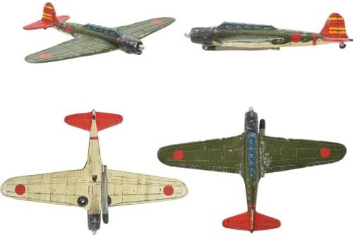 Miniatura 4 de Warlord Blood Red Skies Aichi D3A Val & Nakajima B5N Kate Squadron 1200 WWII Mass Air Combat Table Top War Game 772411004