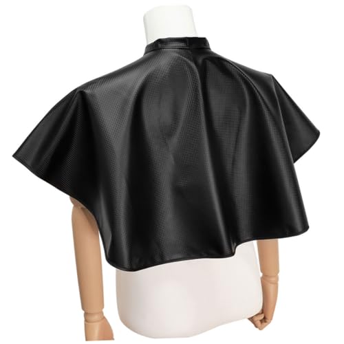 Capa impermeable para peluquero 2 piezas negra miniatura 4