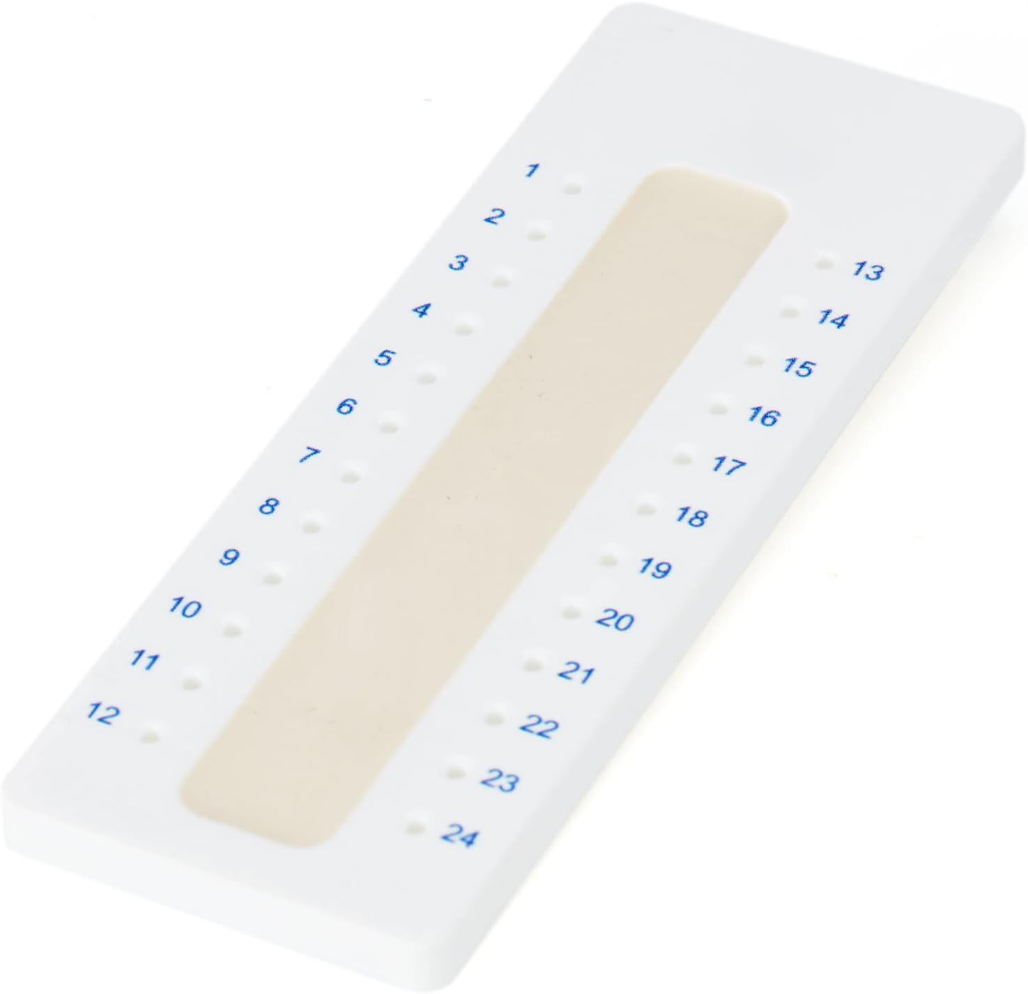 Globe Scientific 51601 Capillary Tube Holding Tray with Sigillum Wax Sealant, 24-Place, Pack of 10