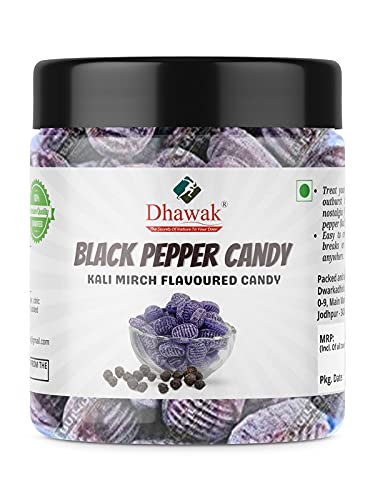 Dhawak Black Pepper Candy/Kali Mirch Candy 400gms |Jar Pack| (B09F3BQ29T) Amazon Price History, Amazon Price Tracker
