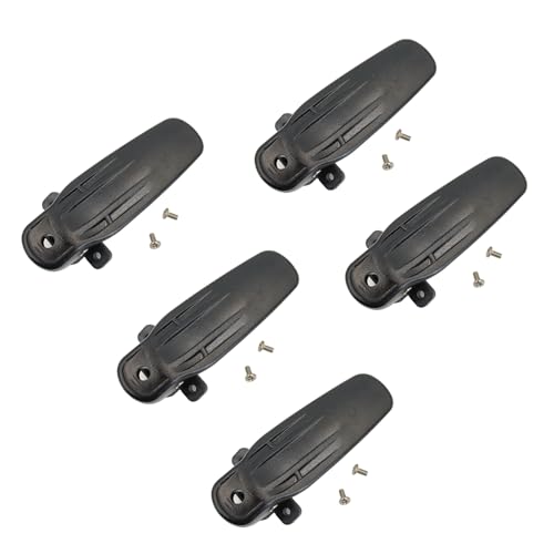 Aimtobest KBH-11 Belt Clip Compatible for NX-200 NX-300 NX-3300 NX-3320 NX-3200 NX-3220 NX-5200 NX-5300 NX-5400 TK-2180 TK-3180 TK-5210 TK-5220 Radio (5 Pack)