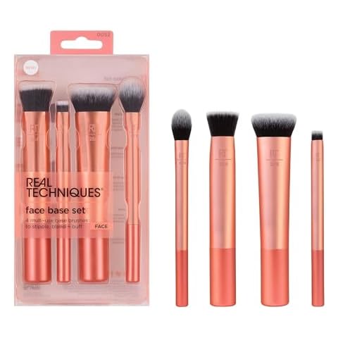 Real Techniques Face Base Makeup Brush Kit Cover