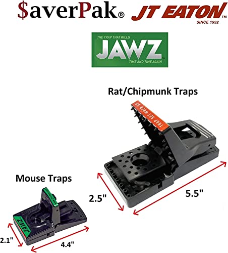 $Averpak Single - Includes 1 Jt Eaton Jawz Rat And Chipmunk Trap For Use With Solid Or Liquid Baits #TOP2